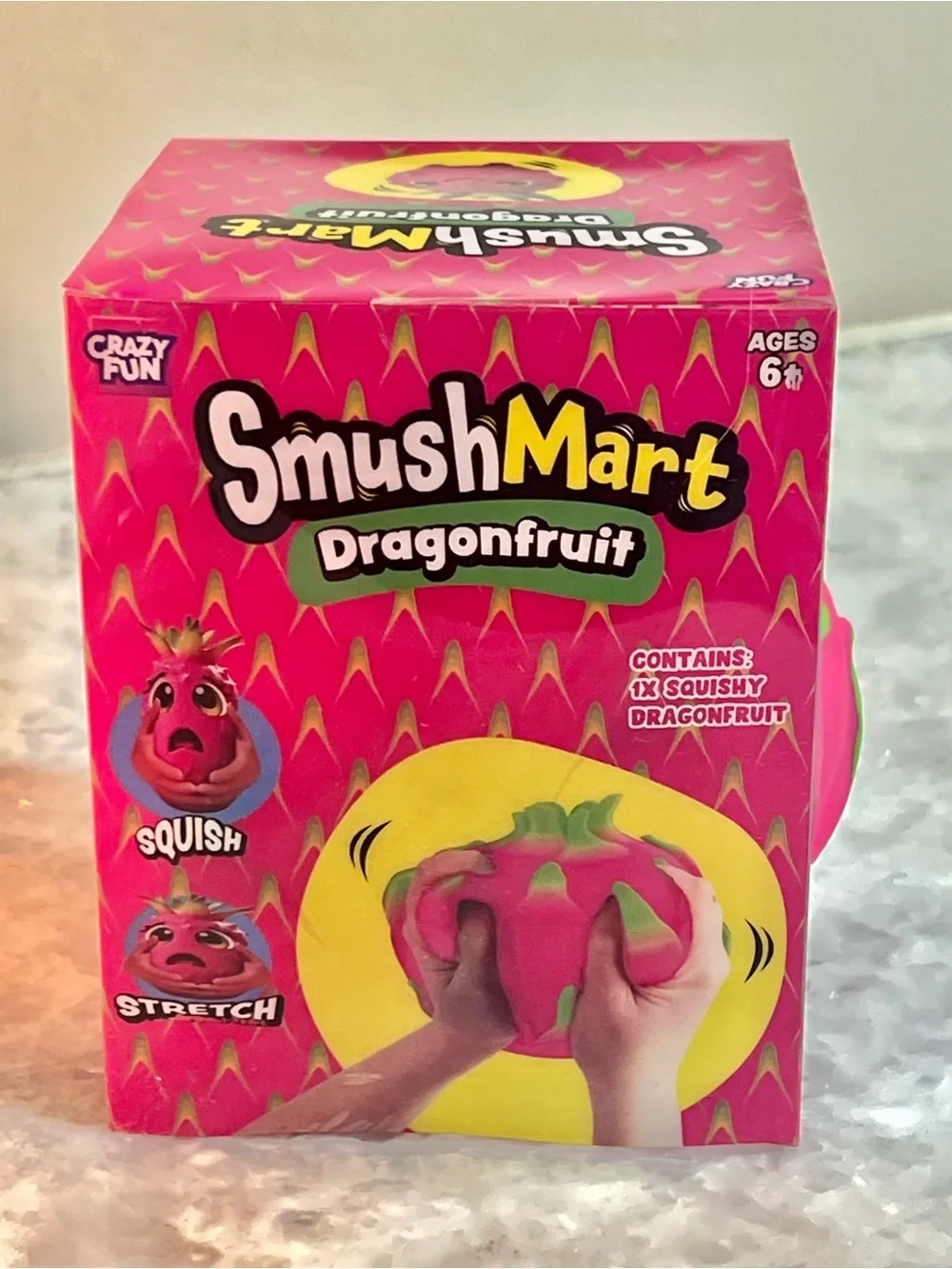 Dragonfruit Squishy Toy - Pink